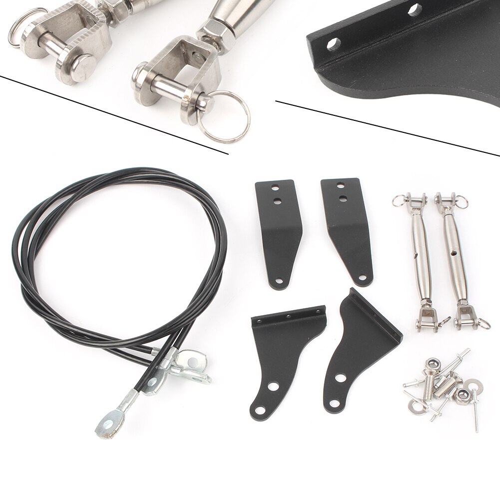 Glied Riser Bausatz Pro Jeep Wrangler JK Trog-das Urwald Schutz beseitigen Seil