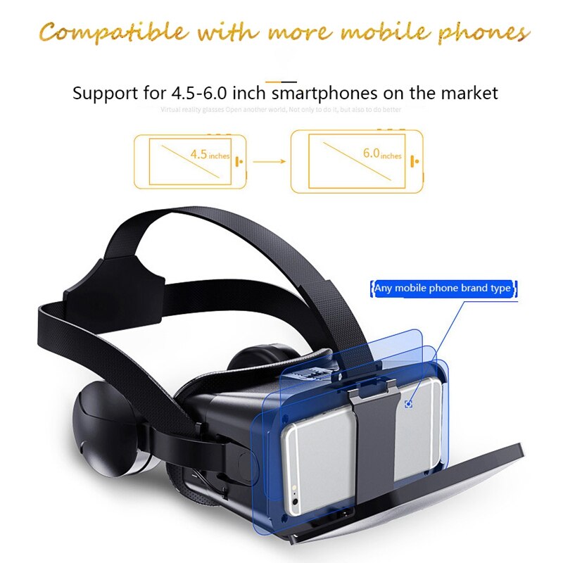 Vrpark 3D Vr Bril Virtual Reality Bril Vrpark J20 Voor Iphone Android Smart Telefoon Games Met Headset Controllers Z4