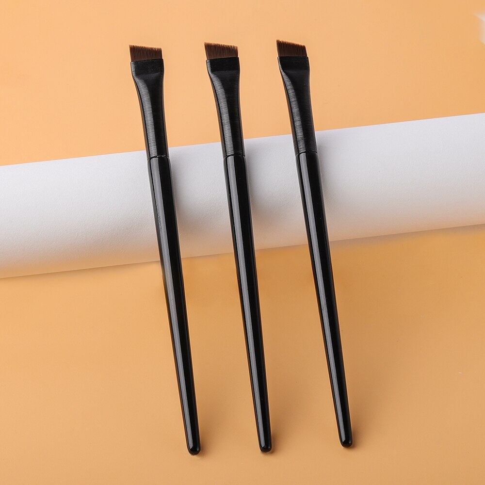 Ovw 2 Stuks Eyeliner Wenkbrauw Borstel Professionele Make-Up Kwast Cosmetische Tool Voor Eye Brow Gell Vouw Borstel Eyeliner Make up