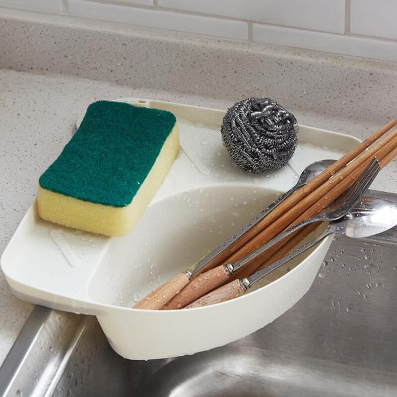 Zlewozmywak trójkątny pojemnik na odpady pojemnik na odpady półka narożna kosz na żywność pojemnik na owoce warzywa filtr siatkowy