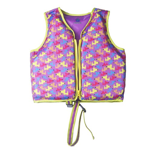 Megartico zwemvest kinderen swim trainer vest voor kinderen honden print peuter water sport leven jas kids zwemmen vest: 4-6 Years Old