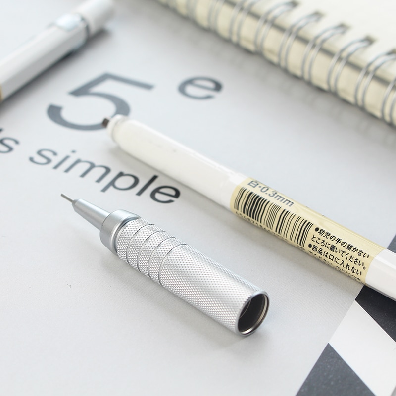 MUJI Mechanical Pencil Low Center of Gravity 0.3 0.5MM Automatic Pencils Lead Office School Supplies Stationery Crayon A Papier