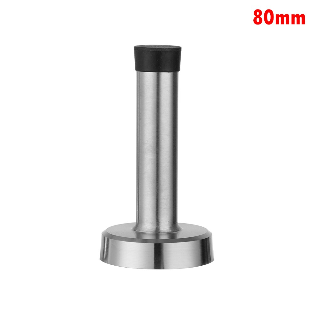 Protector Sound Dampening Door Stop Dual Use Self Adhesive Wall Mounted Rubber Stopper Buffer Prevent Collision Door Catch: 80mm