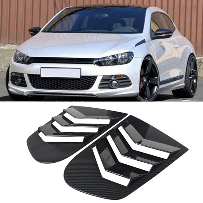 Car Side Window Louvers Cover Quarter Louver Cover Vents Rear Side Window for Scirocco