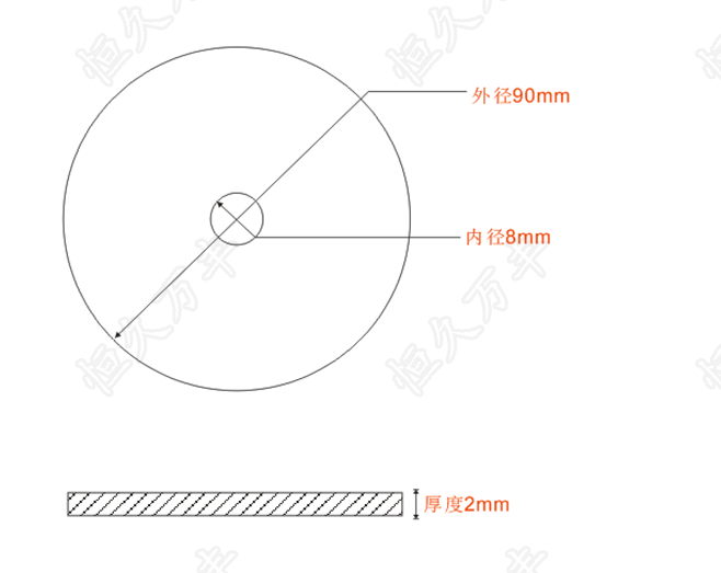 Diameter:90mm inner hole:8mm thickness:2mm 360 degree Stainless steel dial scale disc