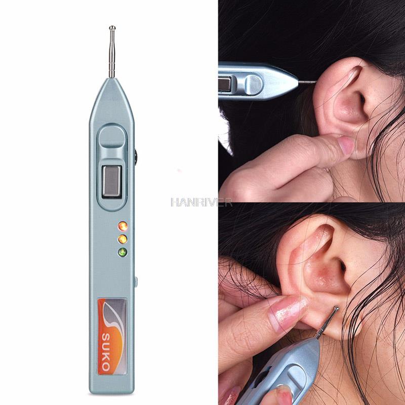 Stylo de détection auriculaire, points d&#39;acupuncture, graines de Vaccaria, 100a