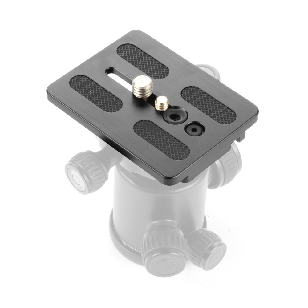BGNING Piastra A Sgancio Rapido Treppiede Della Macchina Fotografica Dslr Piastra di Montaggio Con 1/4 Vite Da 3/8 di Pollice Per Weifeng 717 Fotocamera Treppiede Testa