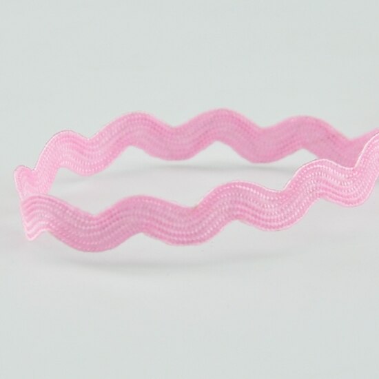 5mm S Shaped Curve Wavy Lace Trim Ribbon Handmade Hat Clothing Curtain Pillow Decor DIY Sewing Crafts Wedding Party Decorations: pink