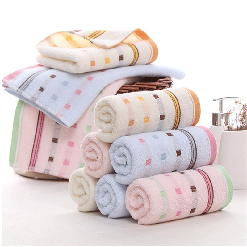 Toalla de algodón para la cara de 34x75cm, toalla de mano seca y absorbente, para cocina, baño, ducha suave, toallas de cara de SPA, Toalla de baño para natación
