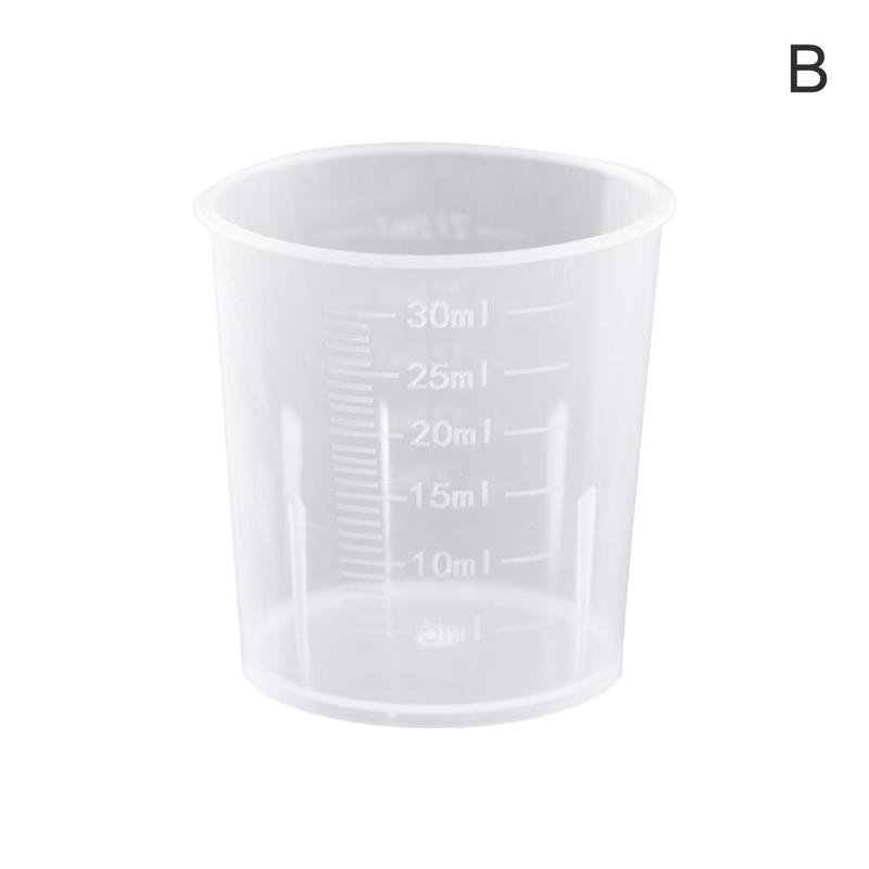 Transparent Cup Scale Plastic Measuring Cup Measuring Tools For Home Baking Beaker Kitchen Milk Tea Tool D3i2: B
