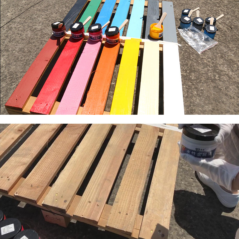 250g vernice metallica a base d&#39;acqua bianca 11 colori artigianato ad asciugatura rapida vernici per letti mobili per la casa in legno decorazione murale fai da te giallo