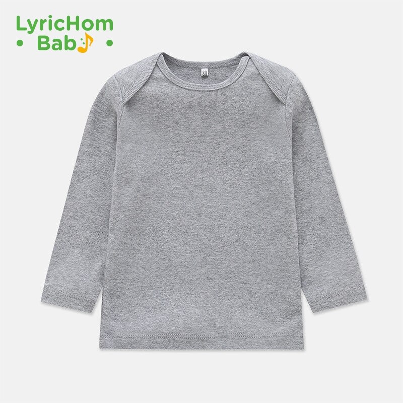 Lyrichom Baby Kids Shirts T-shirt Voor Kinderen Zachte Katoenen Baby Jongens Sweatshirts Lente Lange Mouwen Tops Jongens Meisjes Shirts: T-Shirt 2 / 68CM