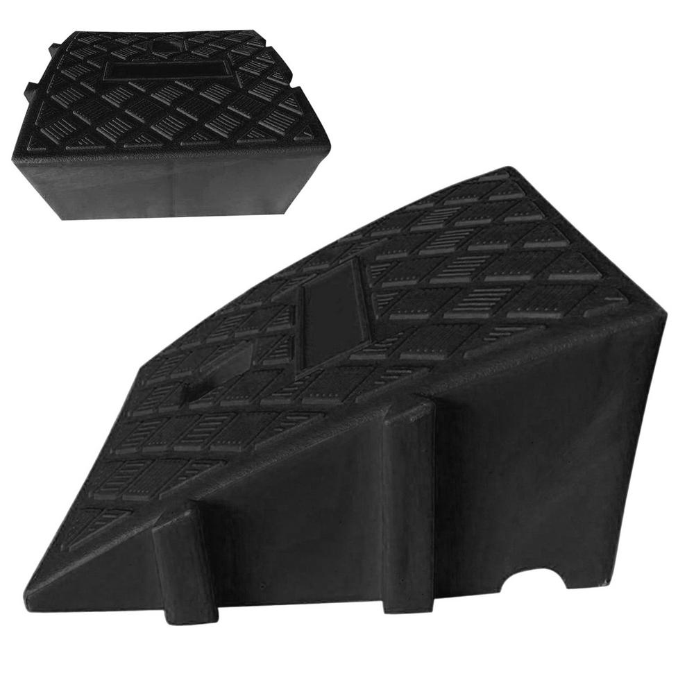 Auto Stoeprand Zware PVC Draagbare Lichtgewicht Drempel Oprit Antislip Auto Wiel Oprit Opritten Fiets Motor Accessoires: Rood