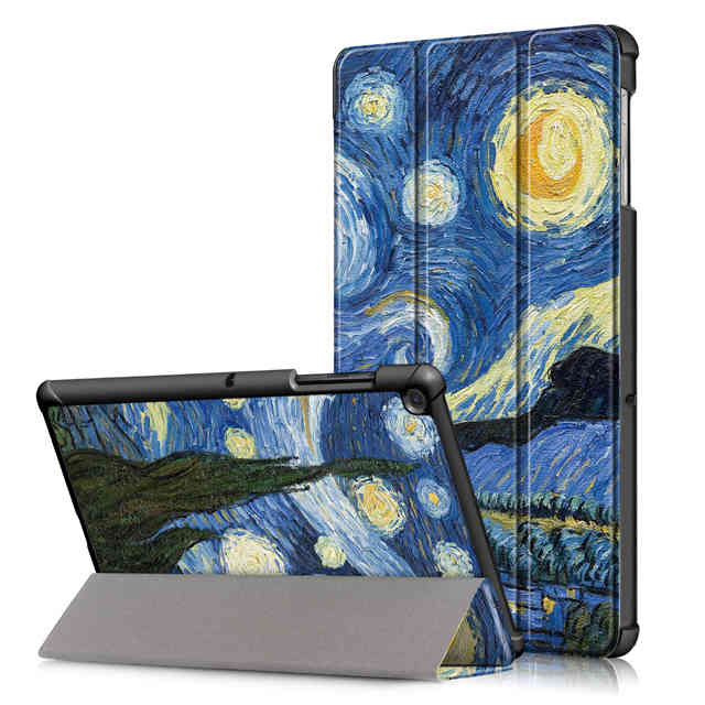 Ultra-thin Magnetic Smart PU Leather Cover for Samsung Galaxy Tab S5e SM-T720 T725 10.5" Tablet Auto Sleep/Wake Funda Case: Starry Night