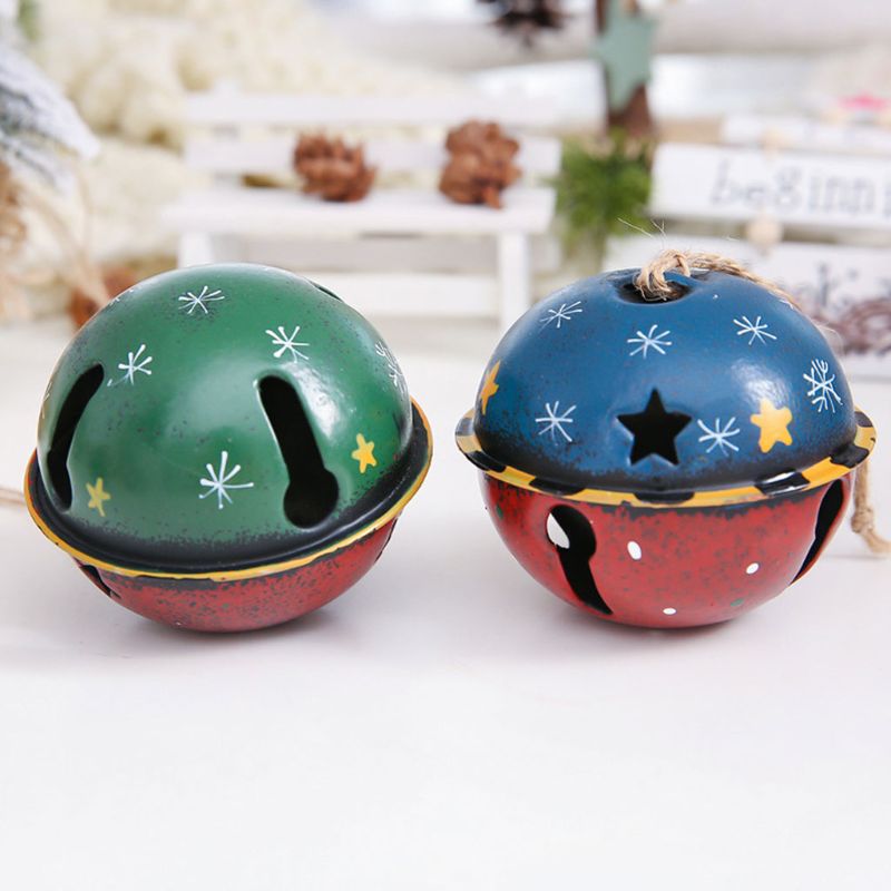 1 pieza de cascabeles navideños Jingle Bells árbol de Navidad decoración colgantes artesanales 667A