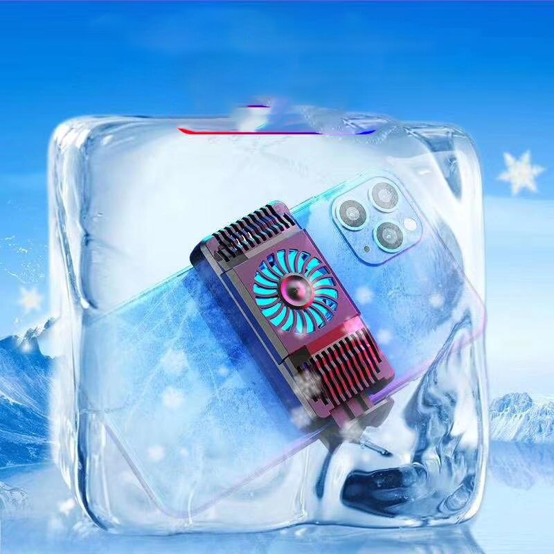 Halfgeleider Mobiele Telefoon Cooling Beugel Spel Cooling Gaming Koellichaam Audio Aux Radiator Voor Iphone Samsung Zonder Batterij