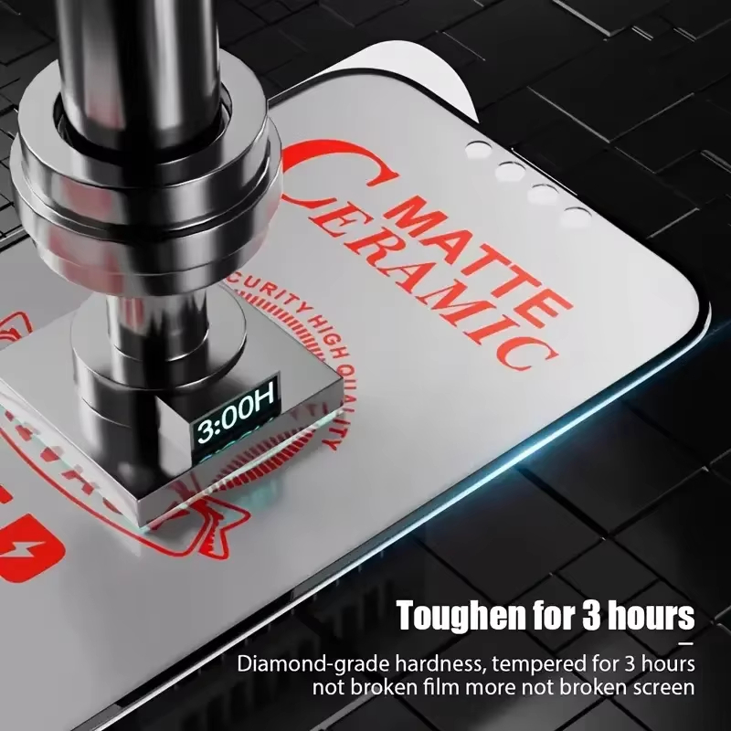 Ceramiczna matowa folia ochronna na ekran iPhone 17 16 13 15 11 12 14 zawodowiec Max powietrze, folia anty-szpiegowska na iPhone XR XS X SE 7 8 plus