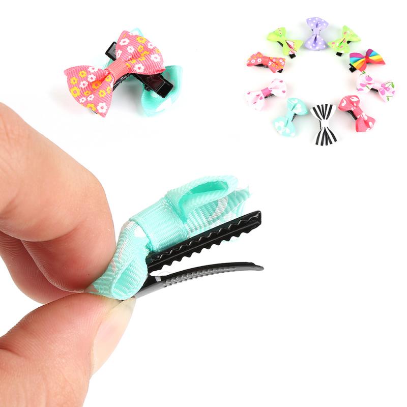 20PCS Kids Girls Mixed Bow Baby Kids Children Girls Hair Clip Duckbill Baby Girls Kids Hair Accessories