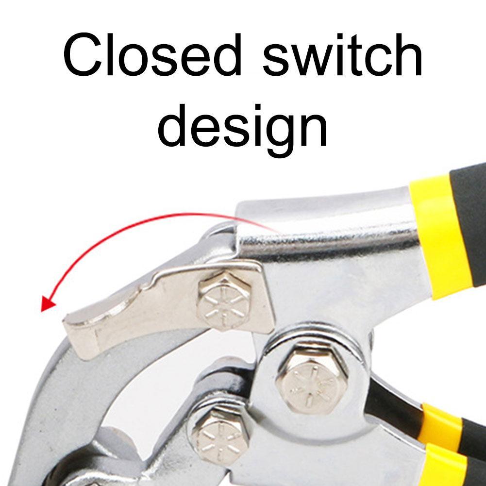 Sheet Metal Plier Sheet Metal Seamer Flatten Bending Folding Seaming Crimping Pliers Straight Bent