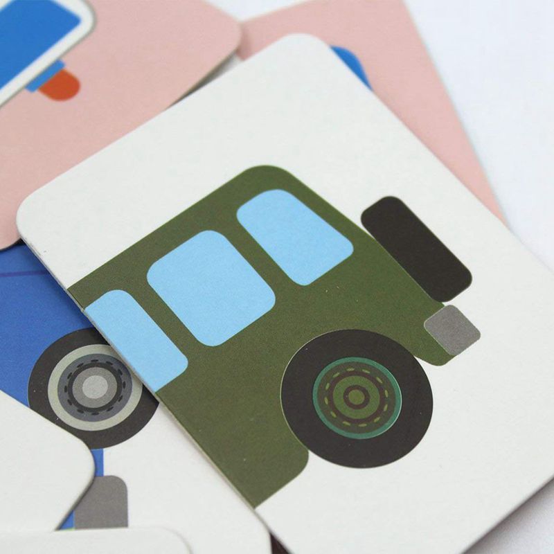 Anti-tear Flash Cards Learning Alphabet Puzzle Cards, Matching Puzzle Cognitive Early Educational Learning Toys with Mental Stor