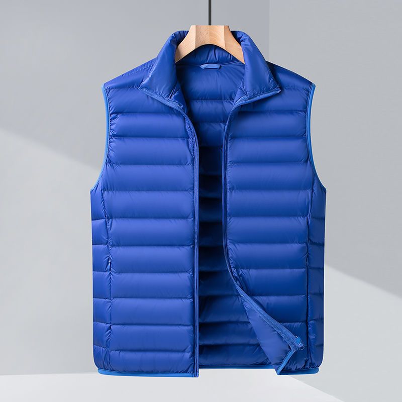 Jas Ultralicht mouwloos puffervestjack Ultradun warm lichtgewicht donsjack Vest Winter herenvestjassen