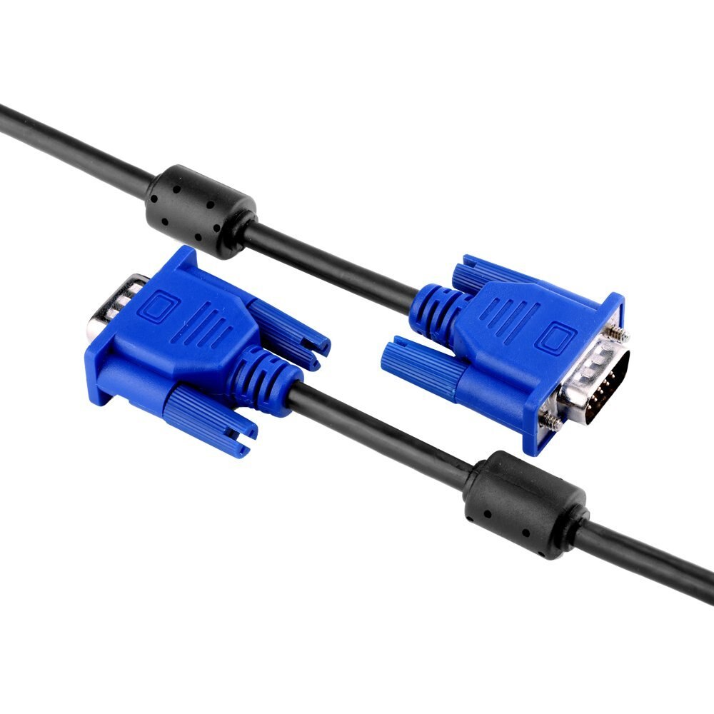 VGA Male to Male Cable price Bule 1.35M VGA Cable VGA/SVGA HDB15 Male to Male Extension Cable