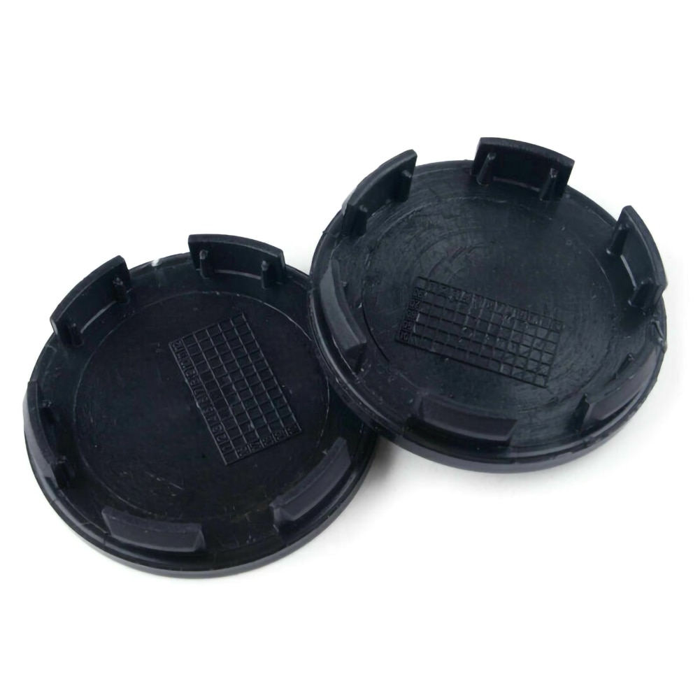 4 st svart abs bilhjul mittnav lock dekorativt lock kit 58mm 53mm bil fälg nav dammtät dekoration märke