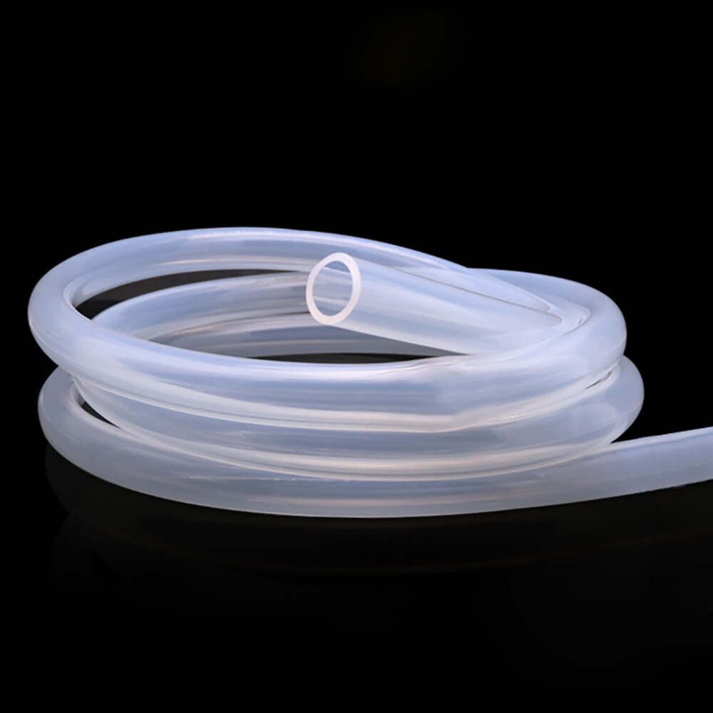 Tubo de silicona transparente para elaboración de cerveza, manguera Flexible de alta temperatura, para acuario, aire 9/10/12/16/25MM, 1 metro