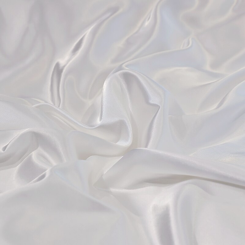 Super blødt sengetøj langt pudebetræk blosterbetræk 7 farver satin blød silke solid 100%