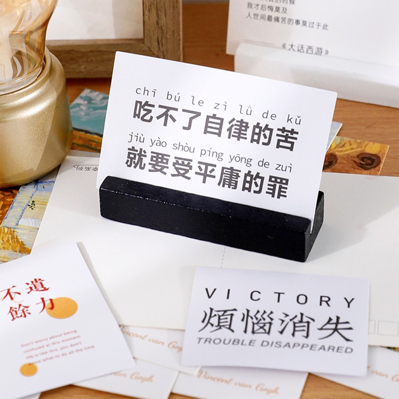 Kolorowe drewniane notatki uchwyt stojak na zdjęcia długie drewniane stojaki idealne robić wyświetlania LOMO zdjęcia kartki pocztowe małe obrazy olejne