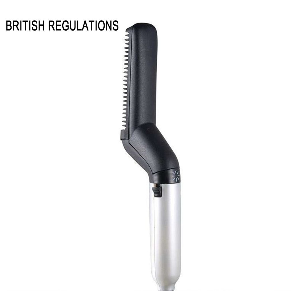 Multi-Functional Men'S Style Comb Fluffy Volume Straight-Type Multi-Purpose Comb Personal Care Shun Hair Comb: UK PLUG