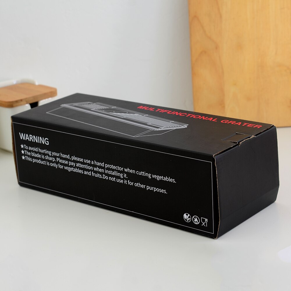 Damast handmatige groenterasp met 6 functies voor aardappel wortel draadvormige reep kaasschaaf fruitpers mandoline silcer