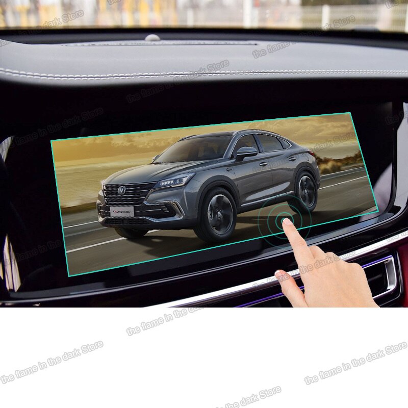 Lsrtw 2017 til changan  cs85 gennemsigtig anti-ridse beskyttende bil gear instrumentbræt skærm film klistermærke gps lcd