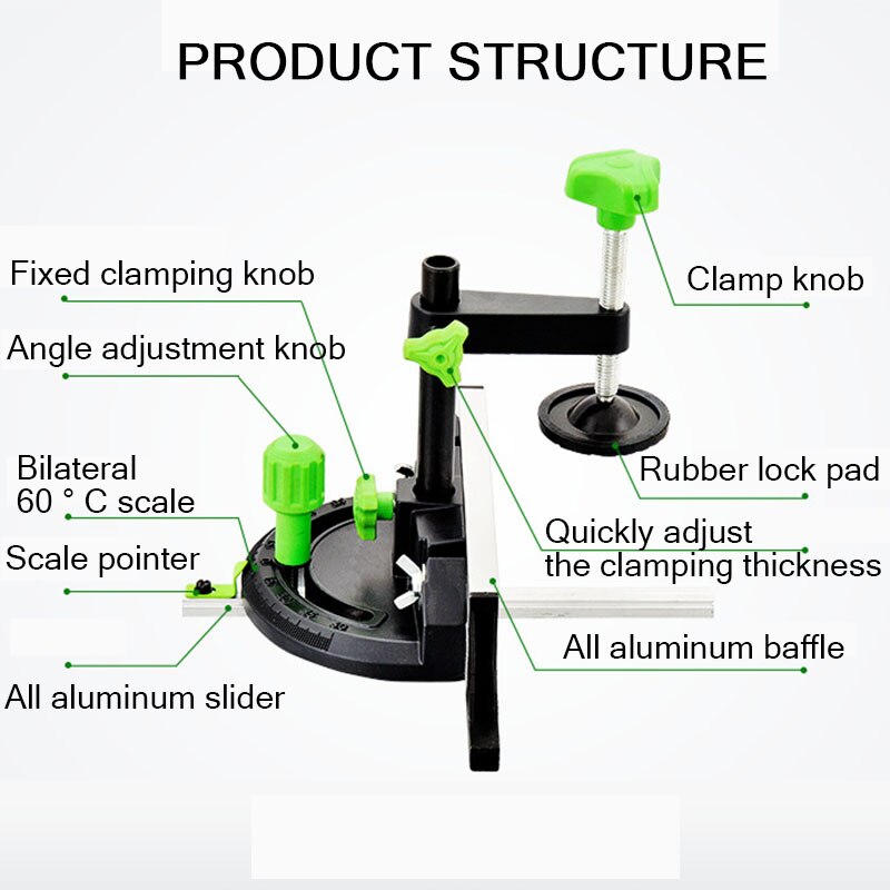 Table saw push right angle gusset angle rule sawmanual woodworking DIYaccessories guide rule table saw push wood carpentry table