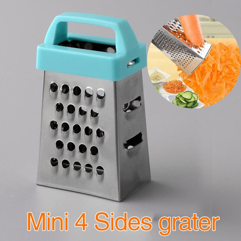 Mini 4 Zijden Rvs Handheld Rasp voor Fruit Keuken Tool