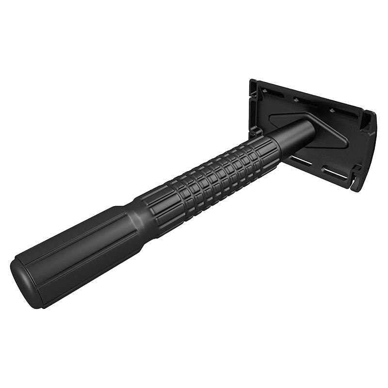 Navaja de afeitar de doble filo Vintage para hombre, lemonald afeitadora de seguridad, de 15 Blads: Black razor