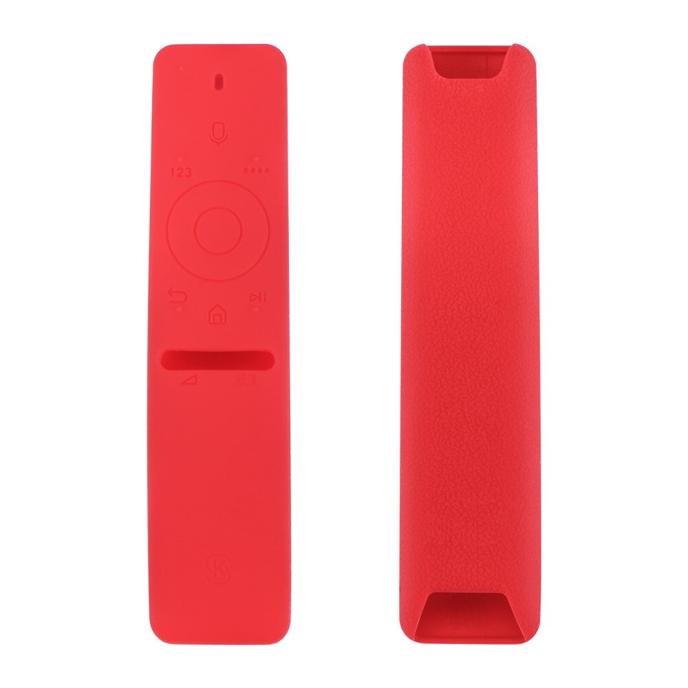 1Pc Grote Knop Smart Tv Afstandsbediening Voor Samsung BN59-01260A BN59-01259B/E/D BN59-01260A Serie Siliconen Tv afstandsbediening: Rood