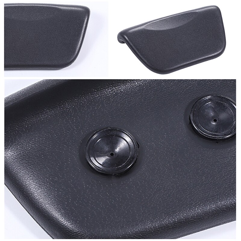 Oreiller De Bain PU Avec Ventouses - Gris Foncé - Appui-tête Ergonomique Pour Baignoire Ou Spa - Neuf