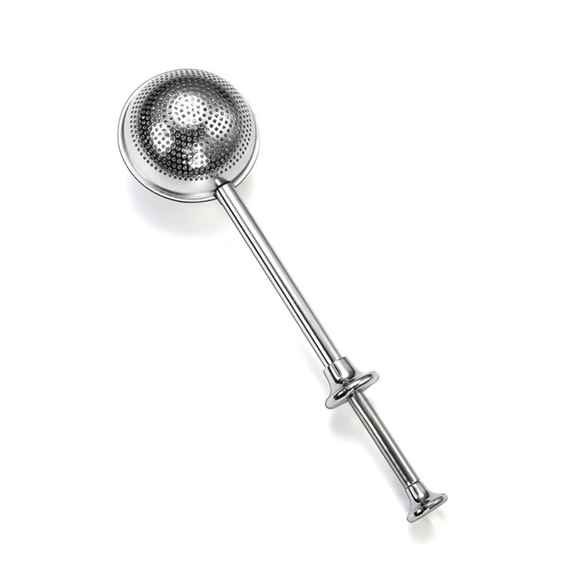 Let rustfrit stål te si tekande kugle mesh te infuser filter genanvendeligt metal tepose krydderi te køkken tilbehør