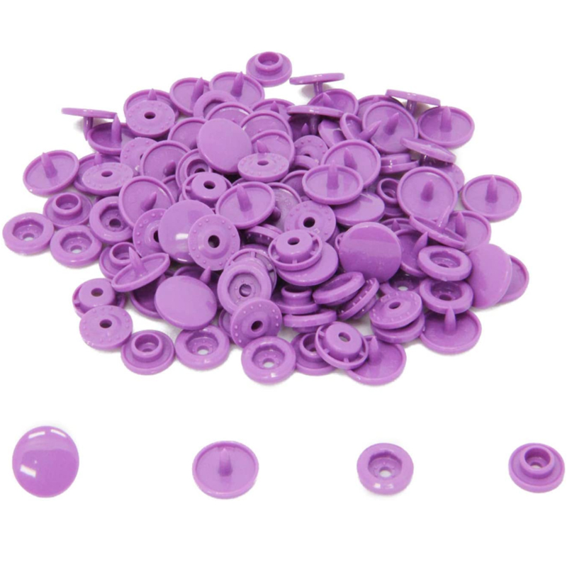 50Sets Plastic Snaps Button Fasteners T5 Bag Folder Dark Buckle Button Resin Garment Accessories For Clothes Scrapbooking