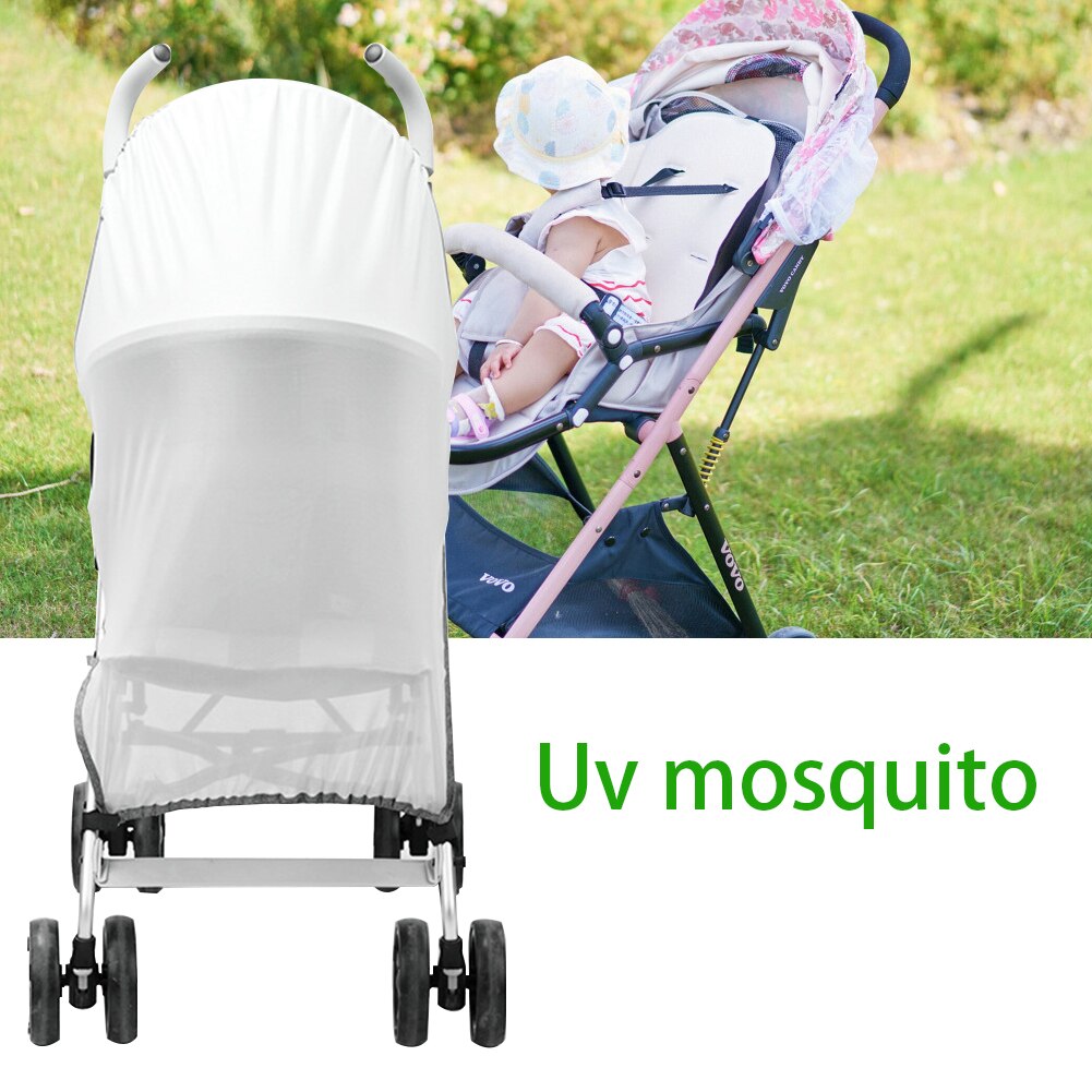 Sun Shade Carriage Pram Crib Pushchair Universal Durable Foldable Baby Stroller Mosquito Net Anti UV Insect Cover Summer
