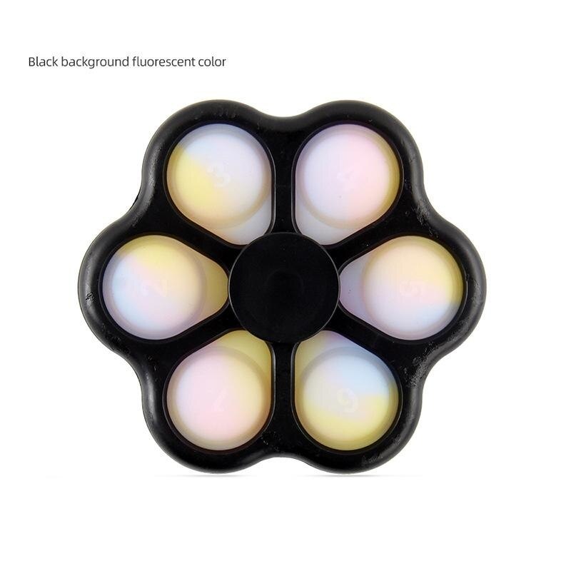 Pop Fidget Spinner Simple Dimple Novelty Finger Spinner Toys Fidget Popit Flip Sensory Office Desk Toys Stress Release Dropshipp: 03