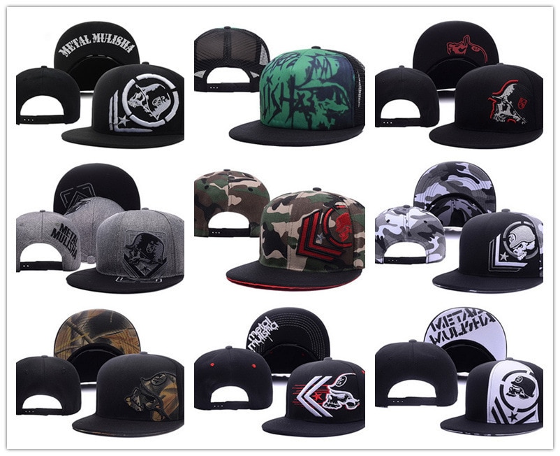 Unisex brevbroderi baseballkeps kvinnor utomhussporter sol platt hatt män metall mulisha hip cosplay