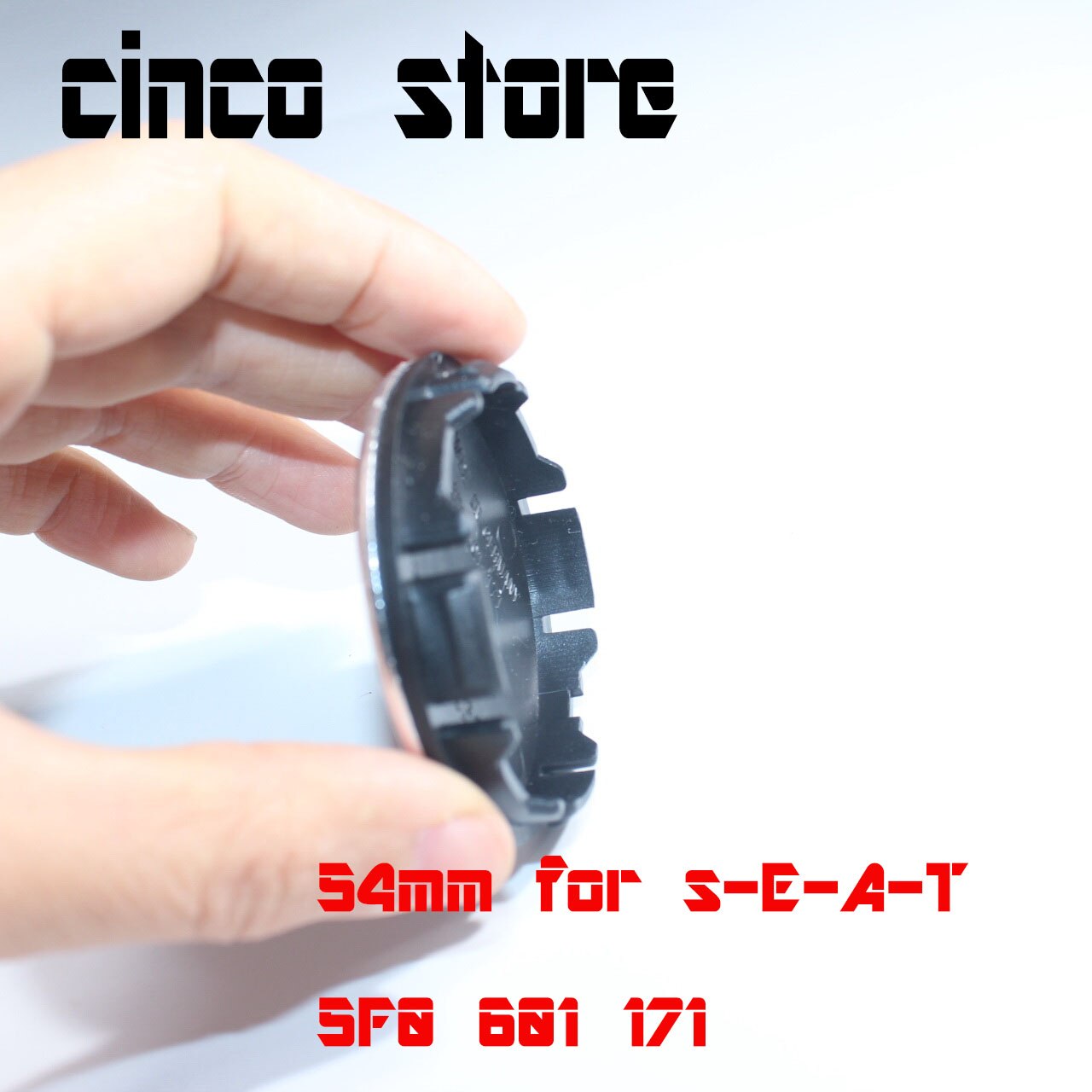 20 st 54mm svart silver abs hjulfälg nav centrumkapslar navkapslar 5 f 0 601 171 för ibiza leon bil