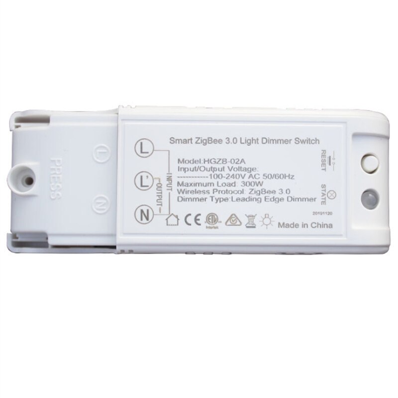 ZigBee intelligent 3.0 variateur de lumière bricolage maison intelligente interrupteur modifié pour Echo Plus Alexa SmartThings télécommande App: Default Title