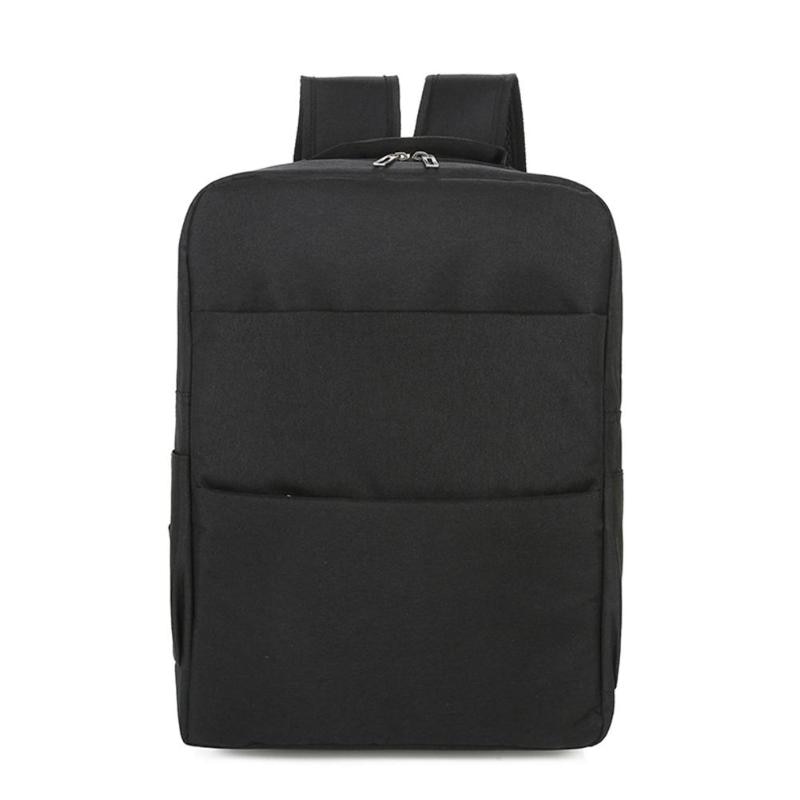 Men Laptop Backpack Computer Mochila Escloar Waterproof School Backpack Bag for teenage Travel Shoulder Backpack Mochila: Black