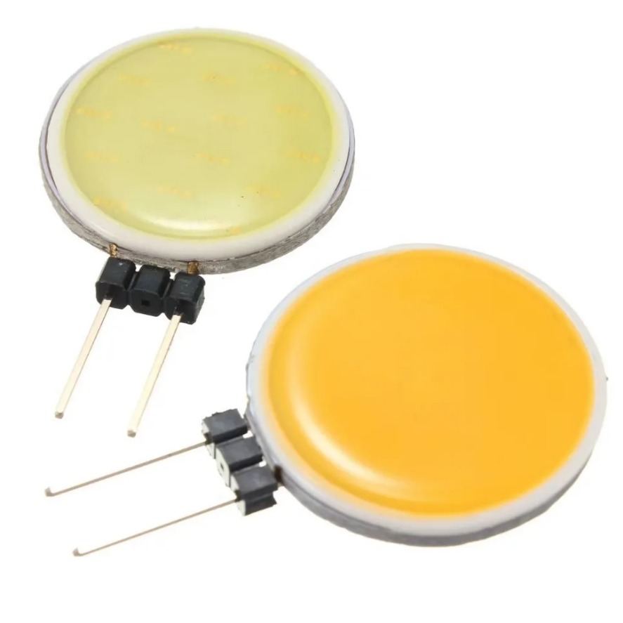 Ampoule COB à puce LED G4, lumière matricielle LED, blanc froid, blanc , éclairage de sauna, remplacer l'halogène, applique murale de bureau, DC 12V, 5W, 7W, 5 pièces