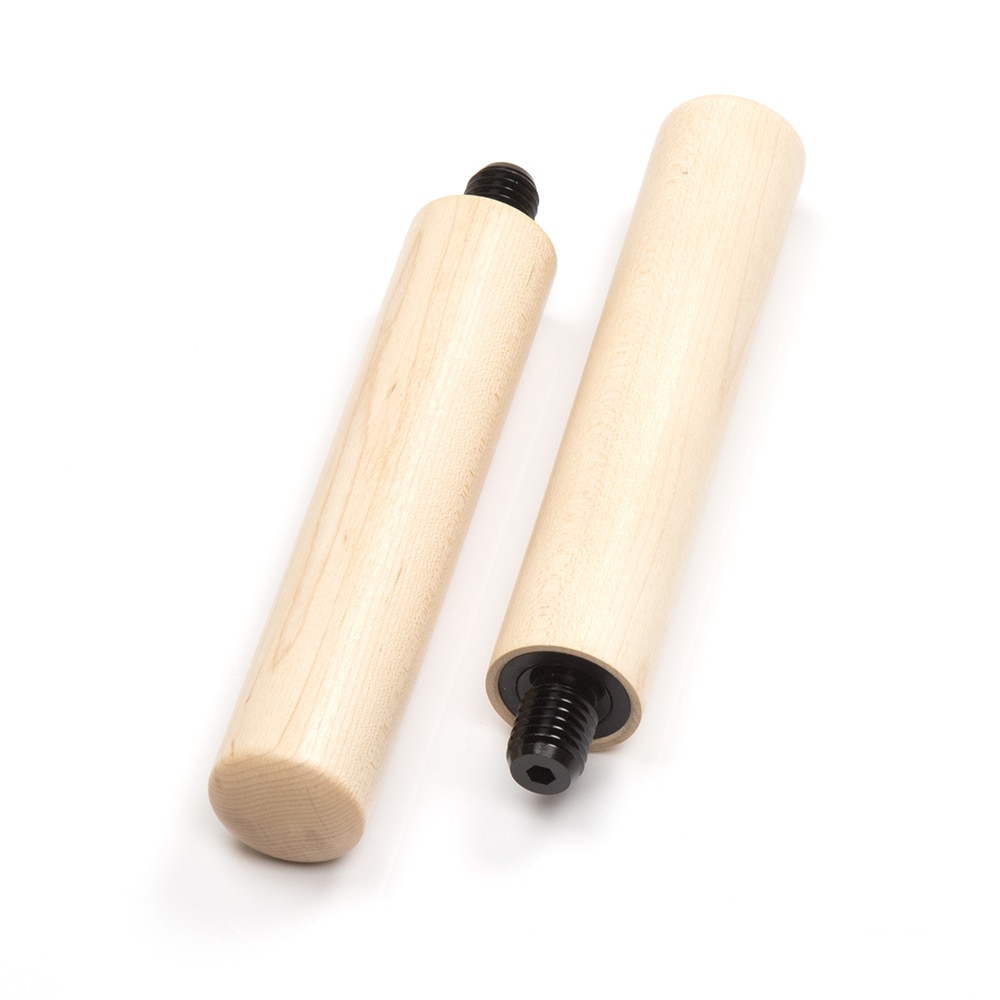 Ahorn pool cue forlængelse med kofanger 15.5cm længde til raseri /hvordan /rovdyr cues sejhed billard tilbehør kina