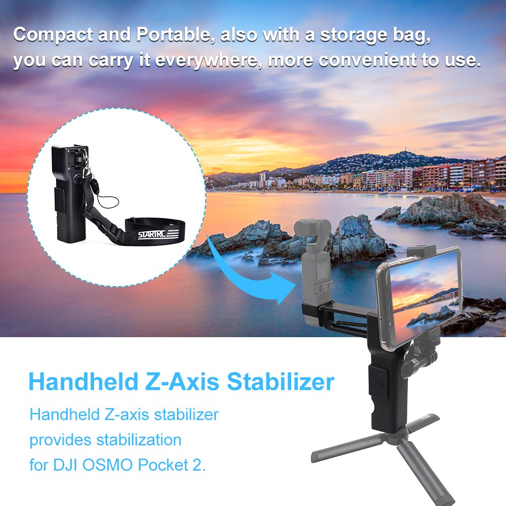 Portable ABS Monopod Photography Shock Absorber Handheld Stabilizer Z Axis Camera Vlog Accessories Gimbal For Osmo Pocket 2