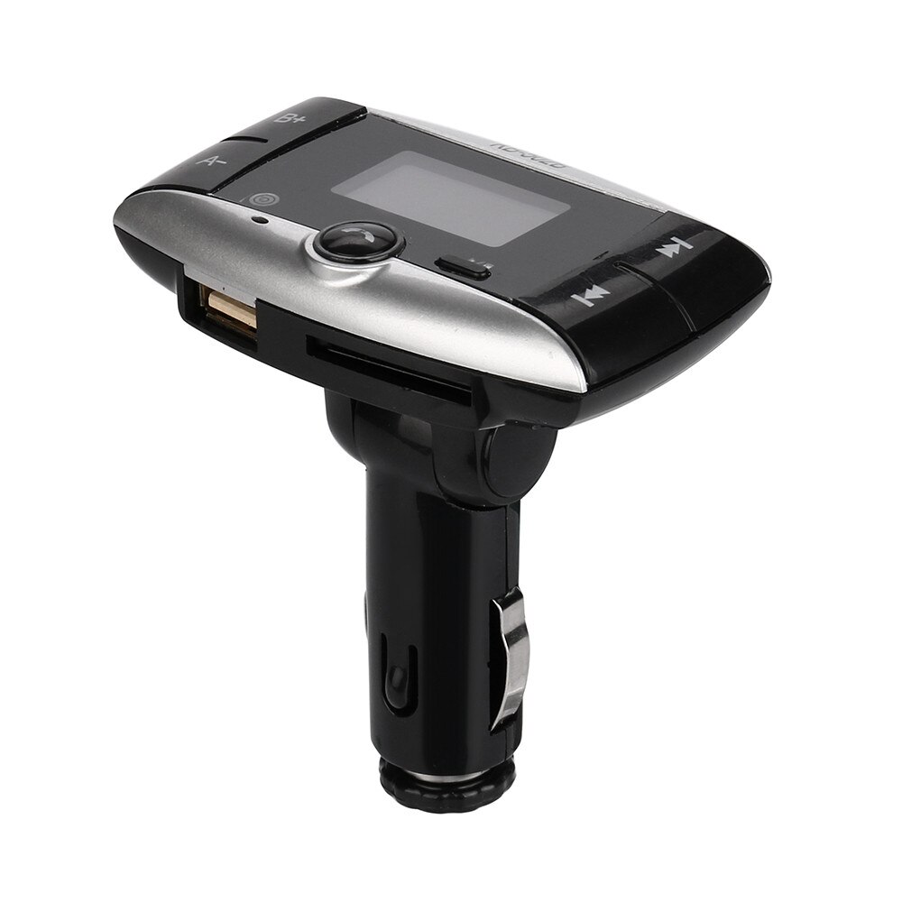 Bluetooth  mp3 -soittimen handsfree-autosarja fm-lähetin modulaattori sd mmc usb-kaukosäädin 19*14cm